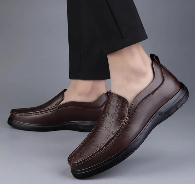 Men's Fashion Sneakers Mens Modern Classic Slip On Oxfords Men Casual Wedding Faux Patent Derby Shoe