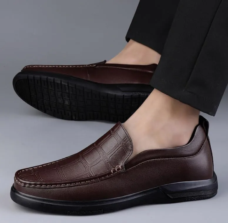 Men's Fashion Sneakers Mens Modern Classic Slip On Oxfords Men Casual Wedding Faux Patent Derby Shoe