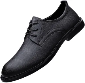 Men's Genuine Leather Oxfords Shoes Mens Business Classic Formal Dress Shoes Lace-up Fashion Sneakers for Men
