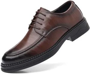 Men's Genuine Leather Platform Oxfords Classic Men Dress Shoes Business Casual Tuxedo Shoes for Men
