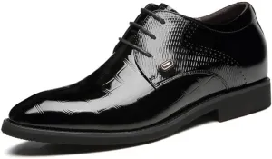 Men's Leather Oxfords Summer Lace Up Classic Dress Shoes Fashion Casual Business Loafers Shoes for Men