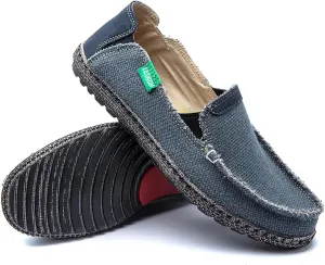 Men's Loafer Shoes Slip on Deck Shoes Cloth Canvas Casual Walking Shoes