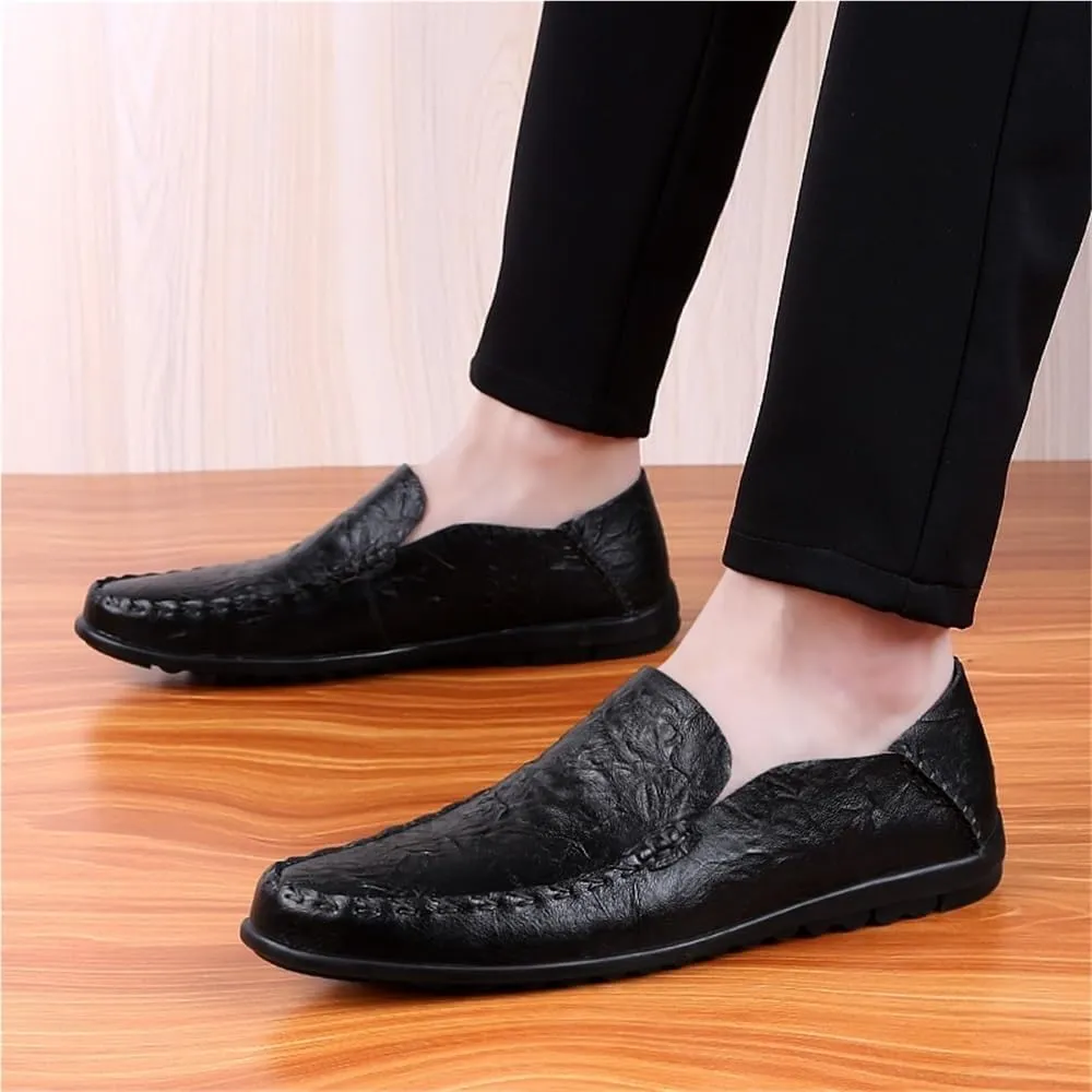 Mens Loafers Shoes Breathable Slip On Comfortable Driving Style Casual Events Business Outdoors Wedding