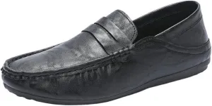 Mens Loafers Slip On Leather Dress Shoes for Business Casual Office Work Wedding Comfortable Lightweight Walking Shoes