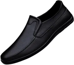 Men's Oxford Shoes - Comfortable Lightweight Leather Dress Shoes for Business and Casual Wear