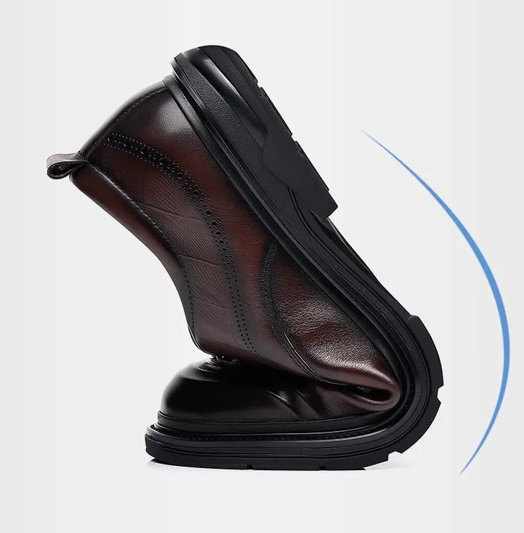 Men's Patent Leather Tuxedo Dress Shoes Classic Business Formal Oxford Shoes for Men