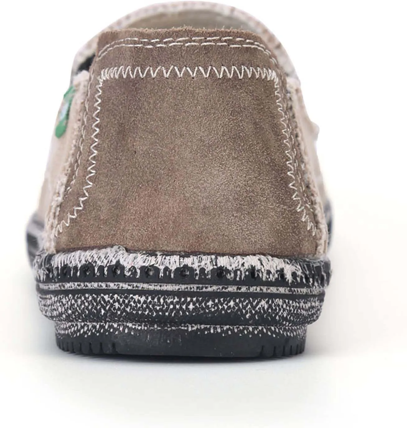 Men's Slip on Deck Shoes Cloth Canvas Vintage Casual Walking Loafer Shoes