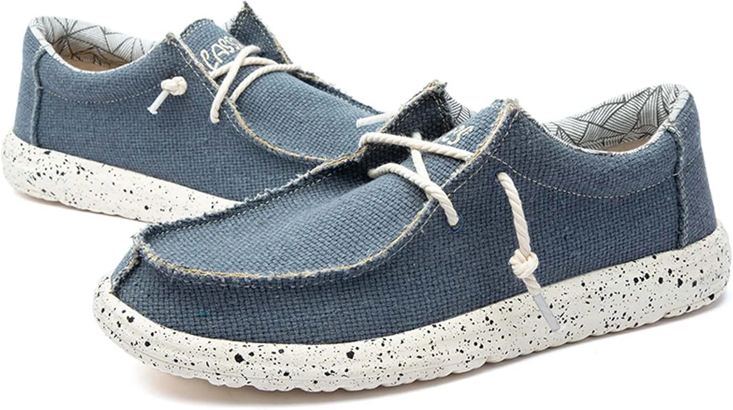 Men's Slip on Deck Shoes Cloth Casual Walking Shoes Loafer Shoes