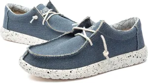 Men's Slip on Deck Shoes Cloth Casual Walking Shoes Loafer Shoes