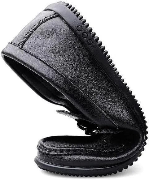Men's Slip-Ons Loafers Casual Comfortable Wedding Office Dress Shoes Mens Patent Leather Leather Formal Business Oxford Shoes