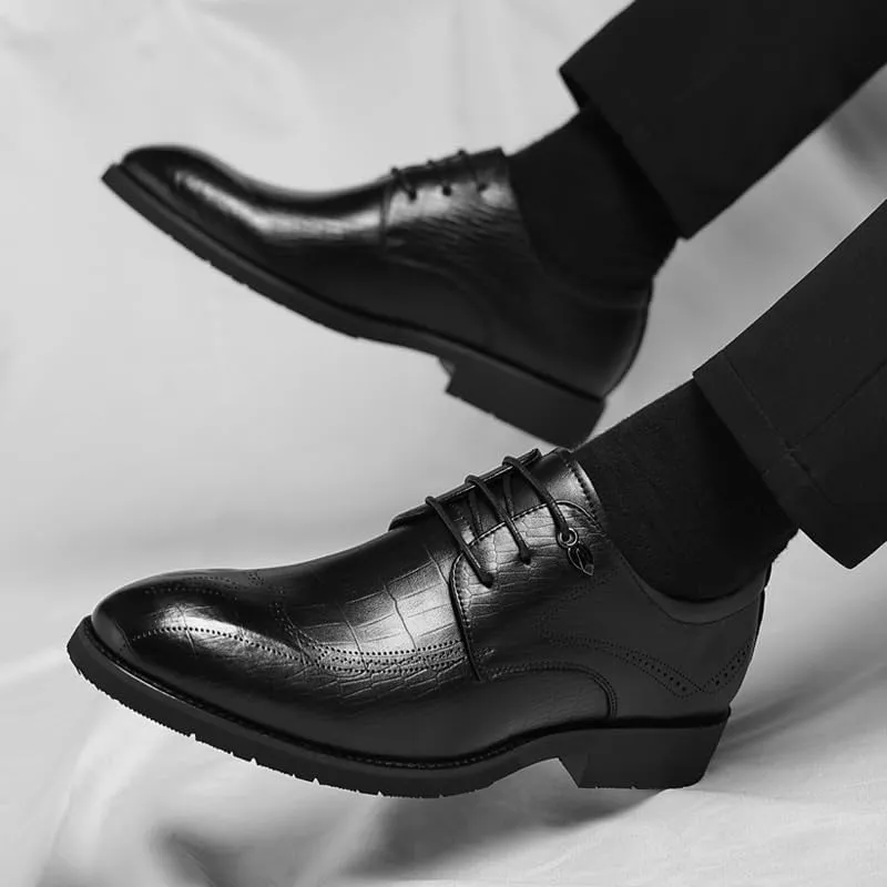 Mens Tuxedo Shoes Comfort Non Slip Casual Business Work Formal Shoes Business Sneaker Dress Shoes for Men(9.5)