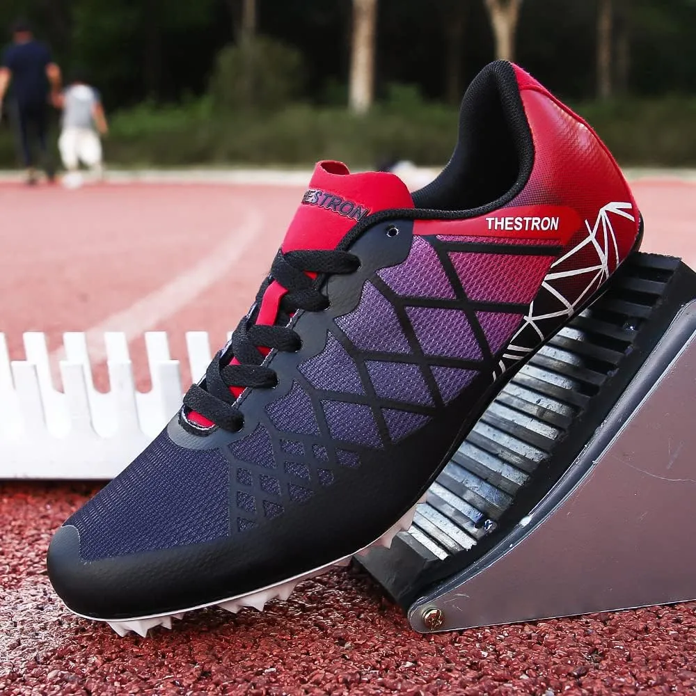 Mens Womens Boys Girls Spikes Athletics Racing Running Shoes Track and Field Sneaker 