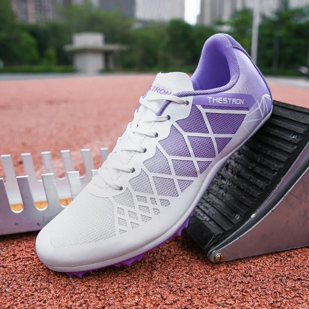 Mens Womens Boys Girls Spikes Athletics Racing Running Shoes Track and Field Sneaker 