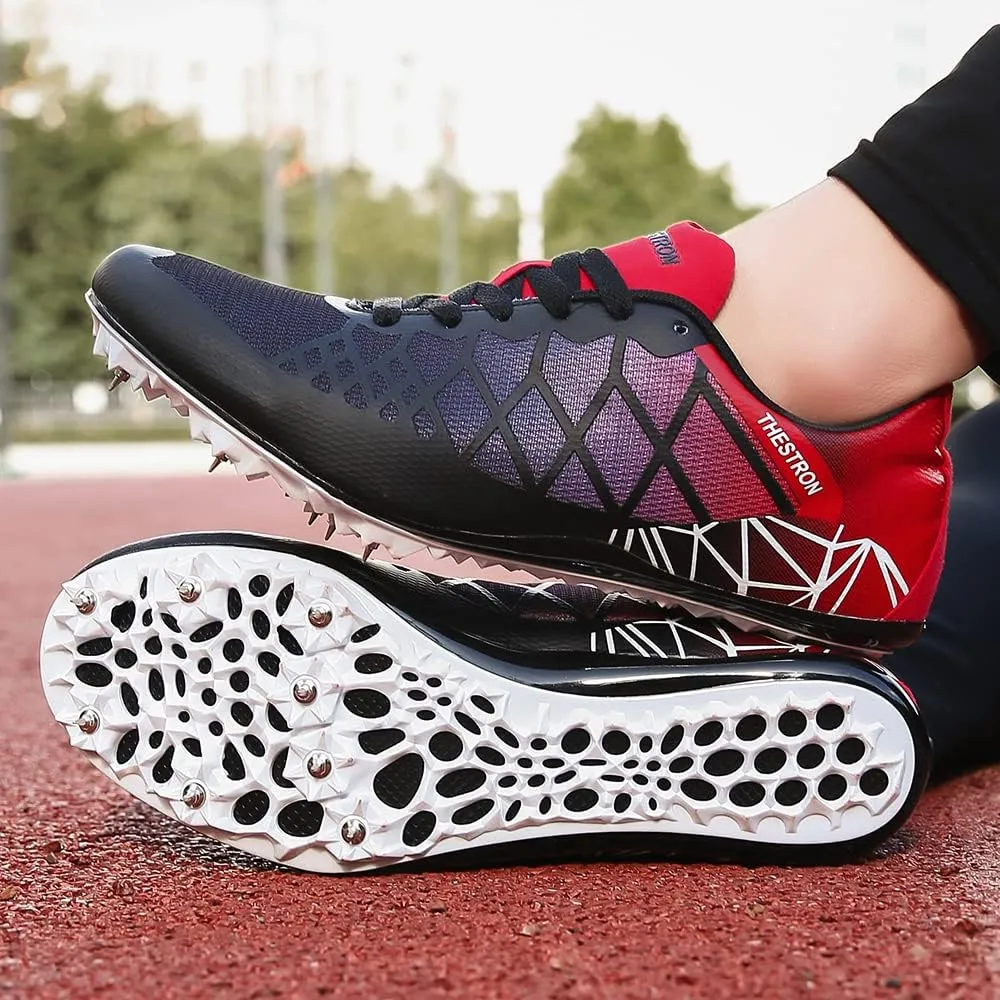 Mens Womens Boys Girls Spikes Athletics Racing Running Shoes Track and Field Sneaker 