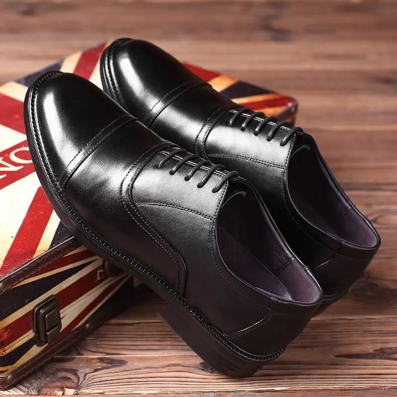 Modern Low Top Pointed Toe Tuxedo Derby Shoes Tuxedo Dress Shoes Lightweight Comfortable Formal Derby Shoe for Business Dinners(10)