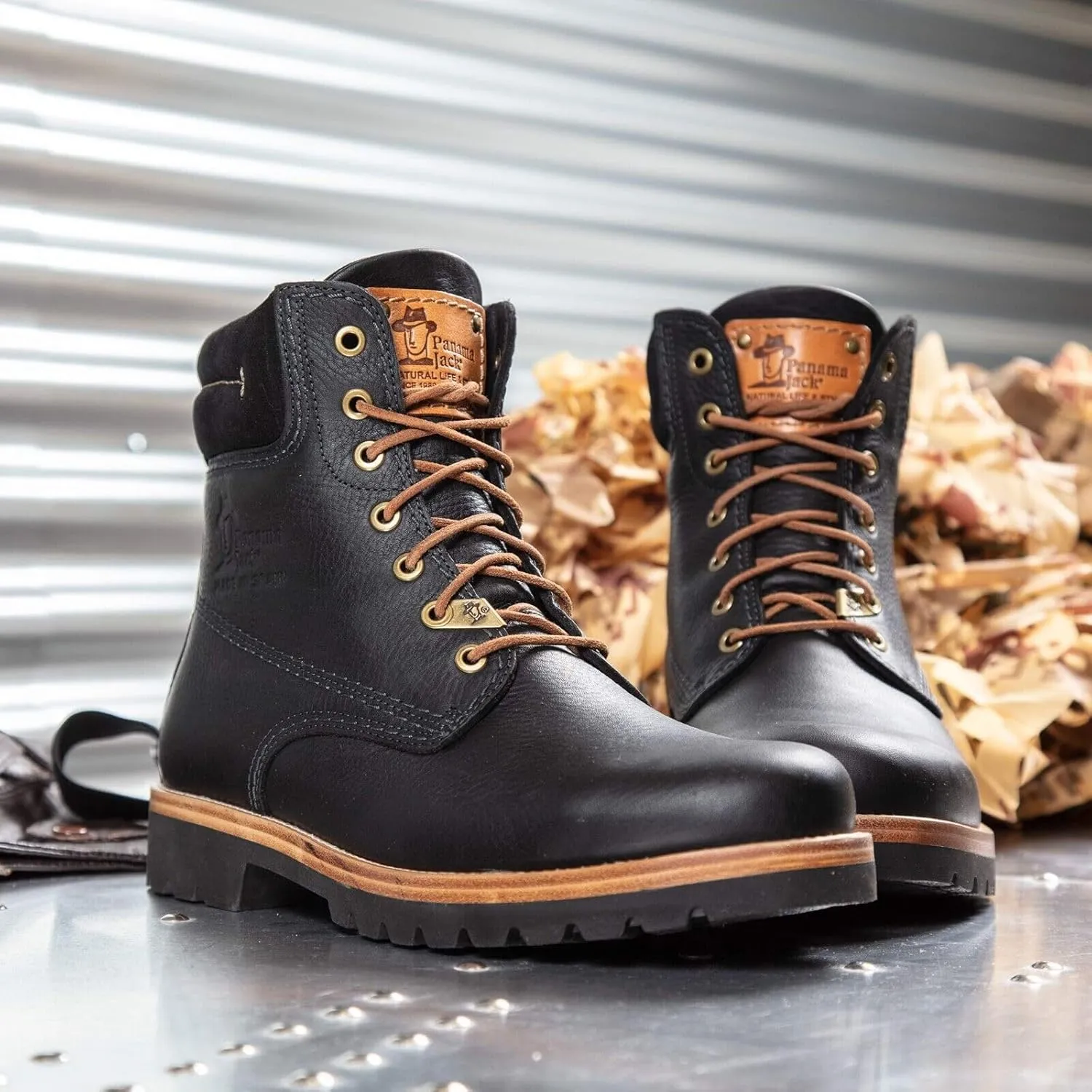 Panama Jack 03 Mens Waterproof Leather Hiking Ankle Boots