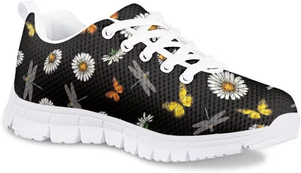 Pinupub Kids Running Shoe for Boys Girls Lace-up Running Tennis Sneakers Casual Sports Shoes