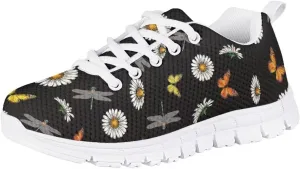 Pinupub Kids Running Shoe for Boys Girls Lace-up Running Tennis Sneakers Casual Sports Shoes