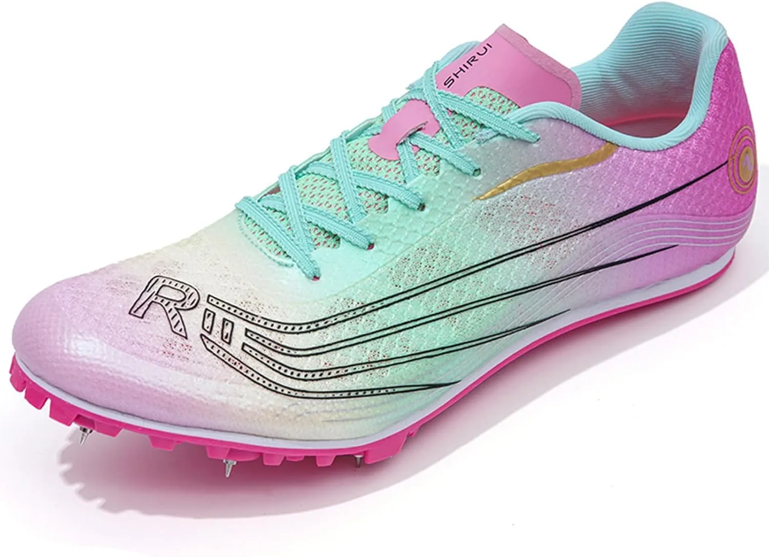 Professional Track and Field Shoes Men Women Spikes Sneakers Breathable Racing Jumping Sprint Running Training Shoes