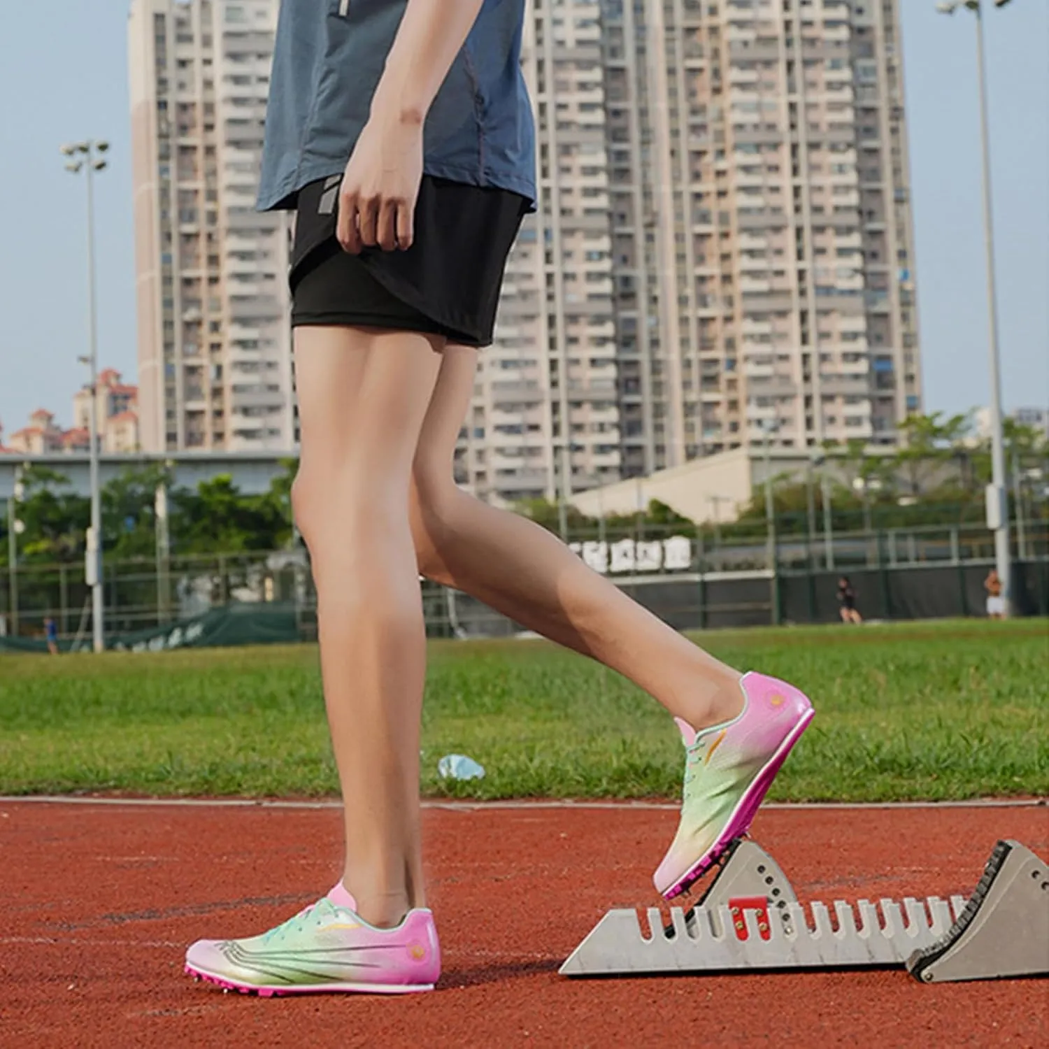 Professional Track and Field Shoes Men Women Spikes Sneakers Breathable Racing Jumping Sprint Running Training Shoes