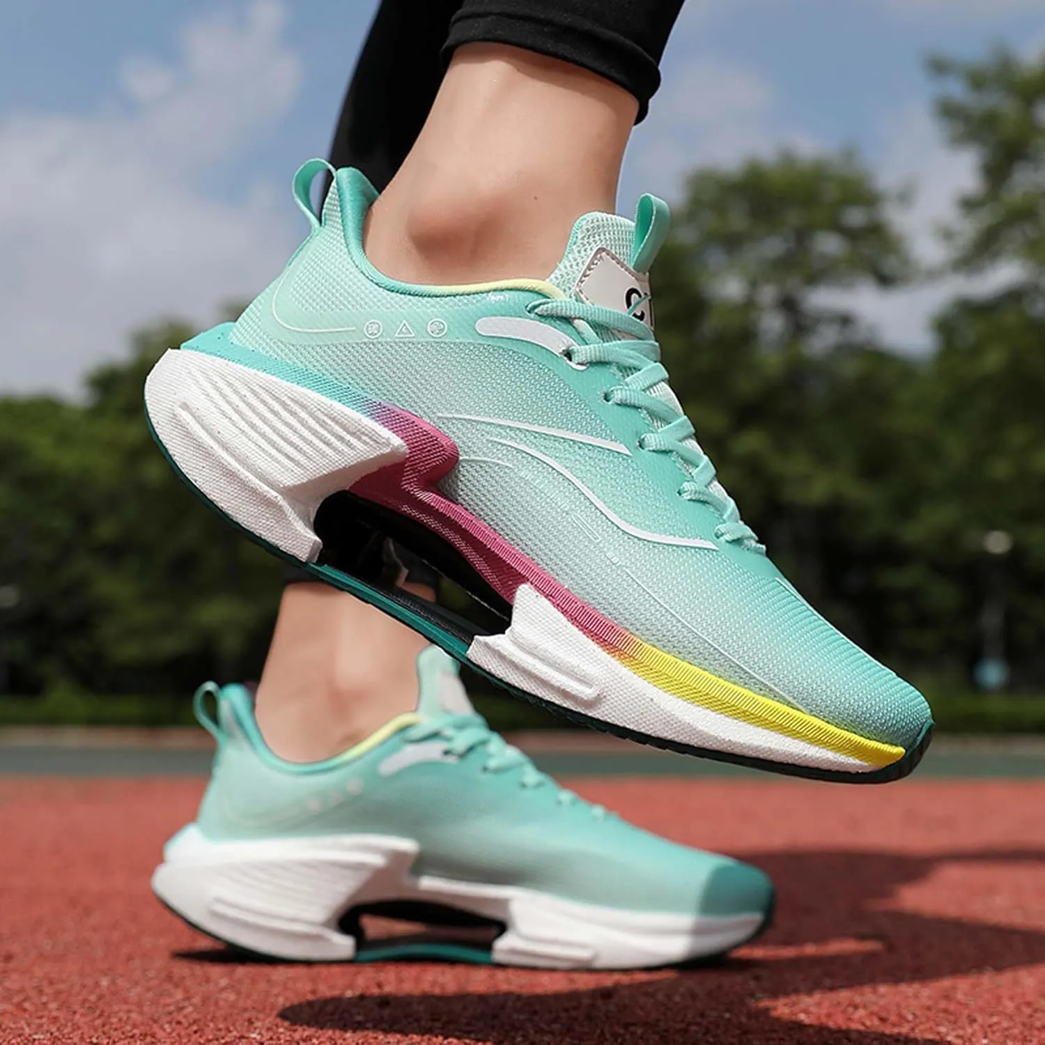 Running Shoes, Summer Fitness Sports Shoes, Track Tennis Shoes, Lightweight and Comfortable Walking Shoes, Casual Shoes
