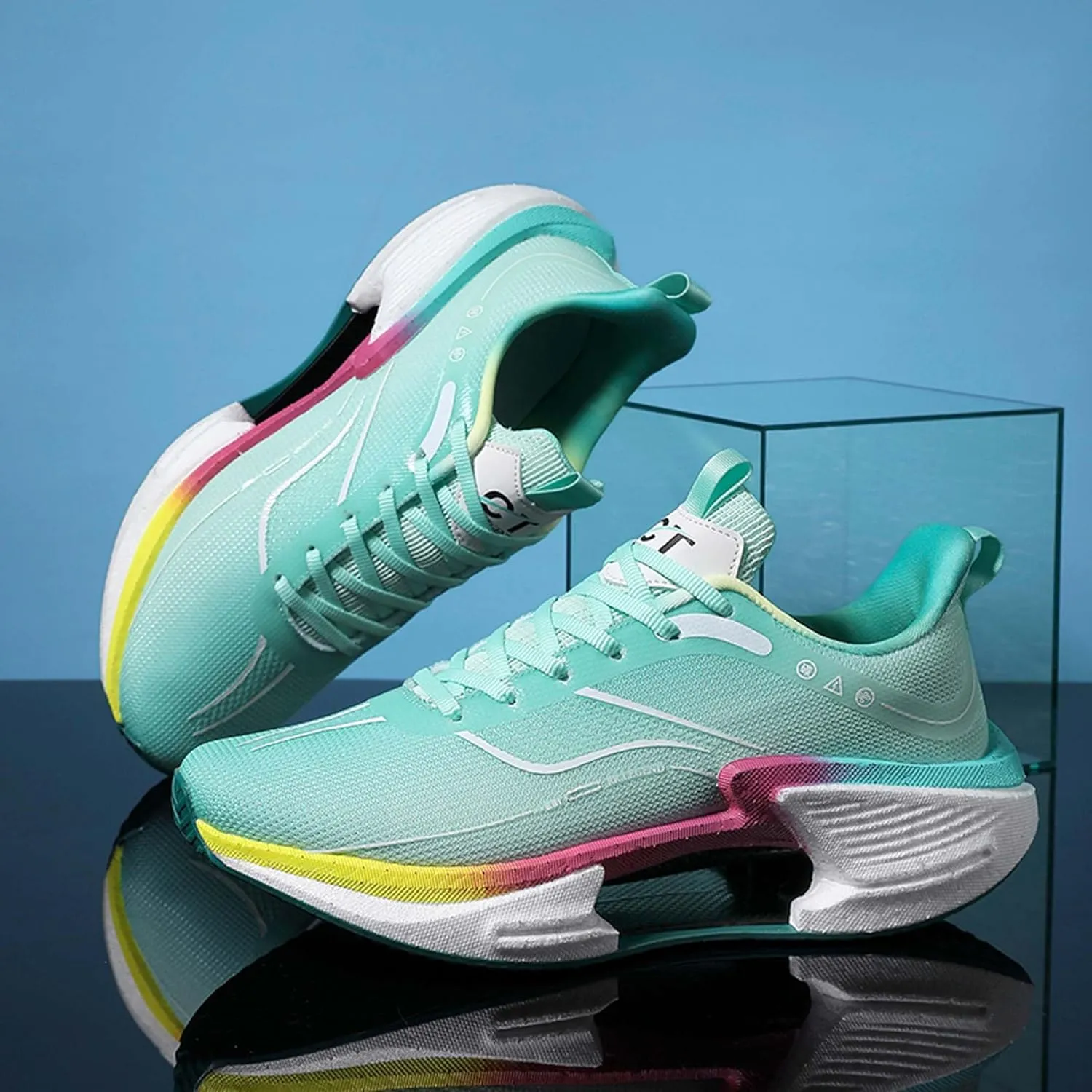 Running Shoes, Summer Fitness Sports Shoes, Track Tennis Shoes, Lightweight and Comfortable Walking Shoes, Casual Shoes