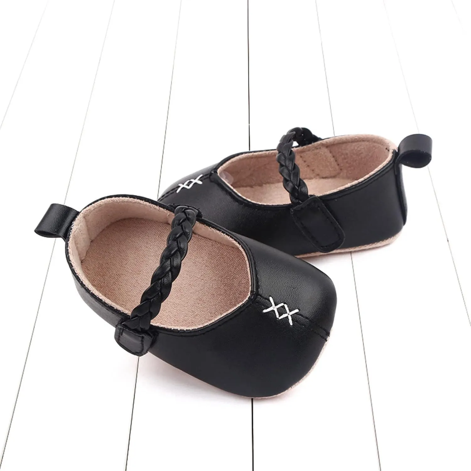 Spring And Summer Children And Infants Toddler Shoes For Girls Flat Sole Light And Comfortable Solid Flower Girl Shoes
