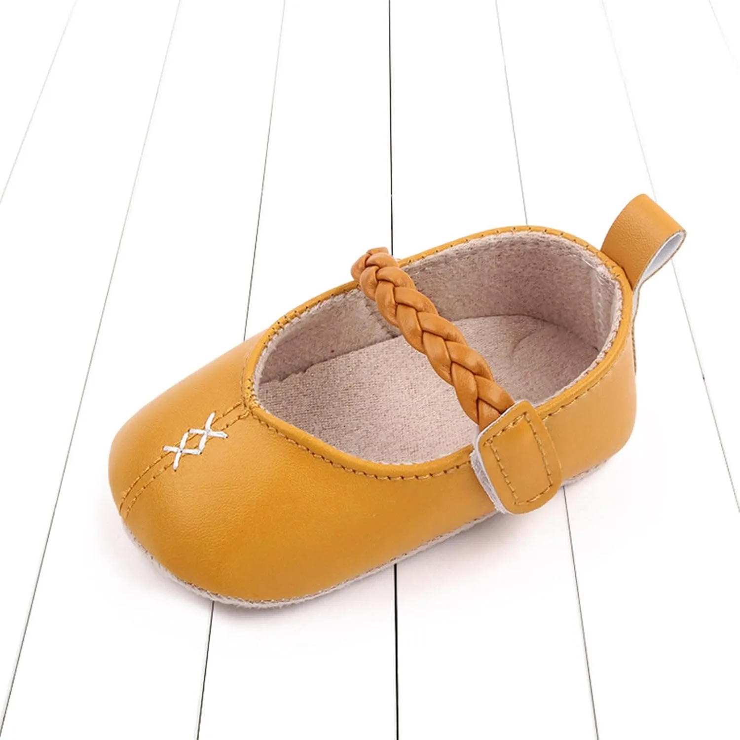 Spring And Summer Children And Infants Toddler Shoes For Girls Flat Sole Light And Comfortable Solid Flower Girl Shoes