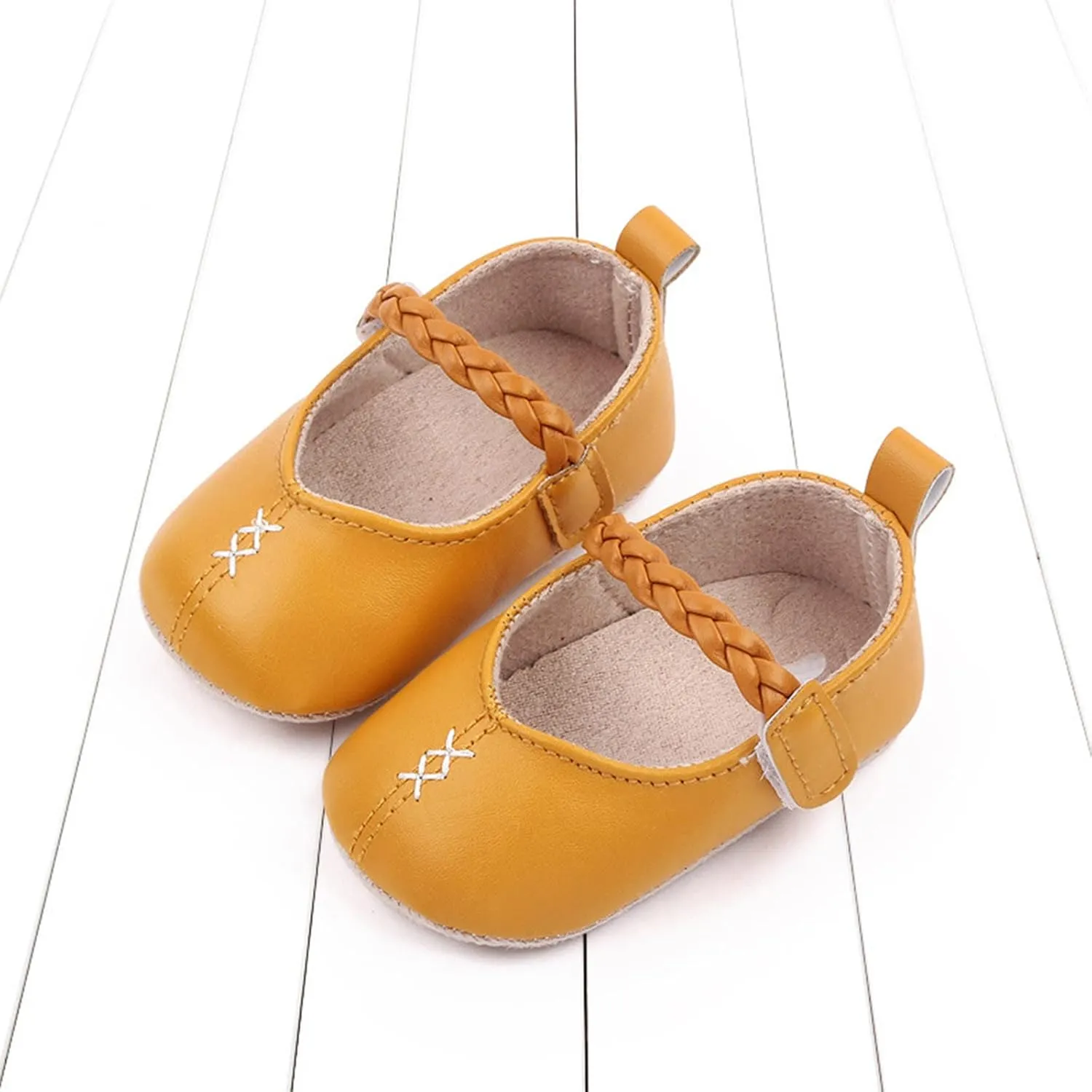 Spring And Summer Children And Infants Toddler Shoes For Girls Flat Sole Light And Comfortable Solid Flower Girl Shoes