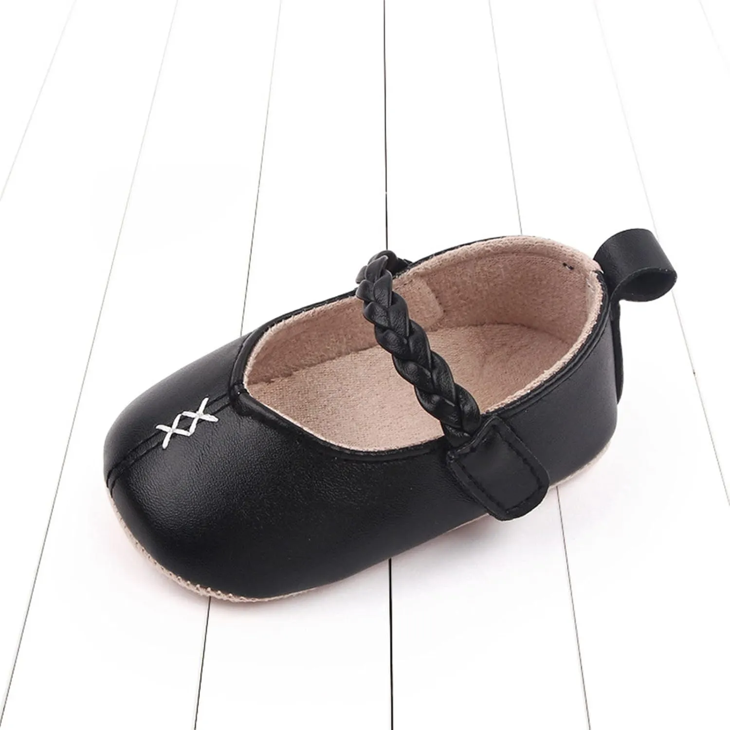 Spring And Summer Children And Infants Toddler Shoes For Girls Flat Sole Light And Comfortable Solid Flower Girl Shoes