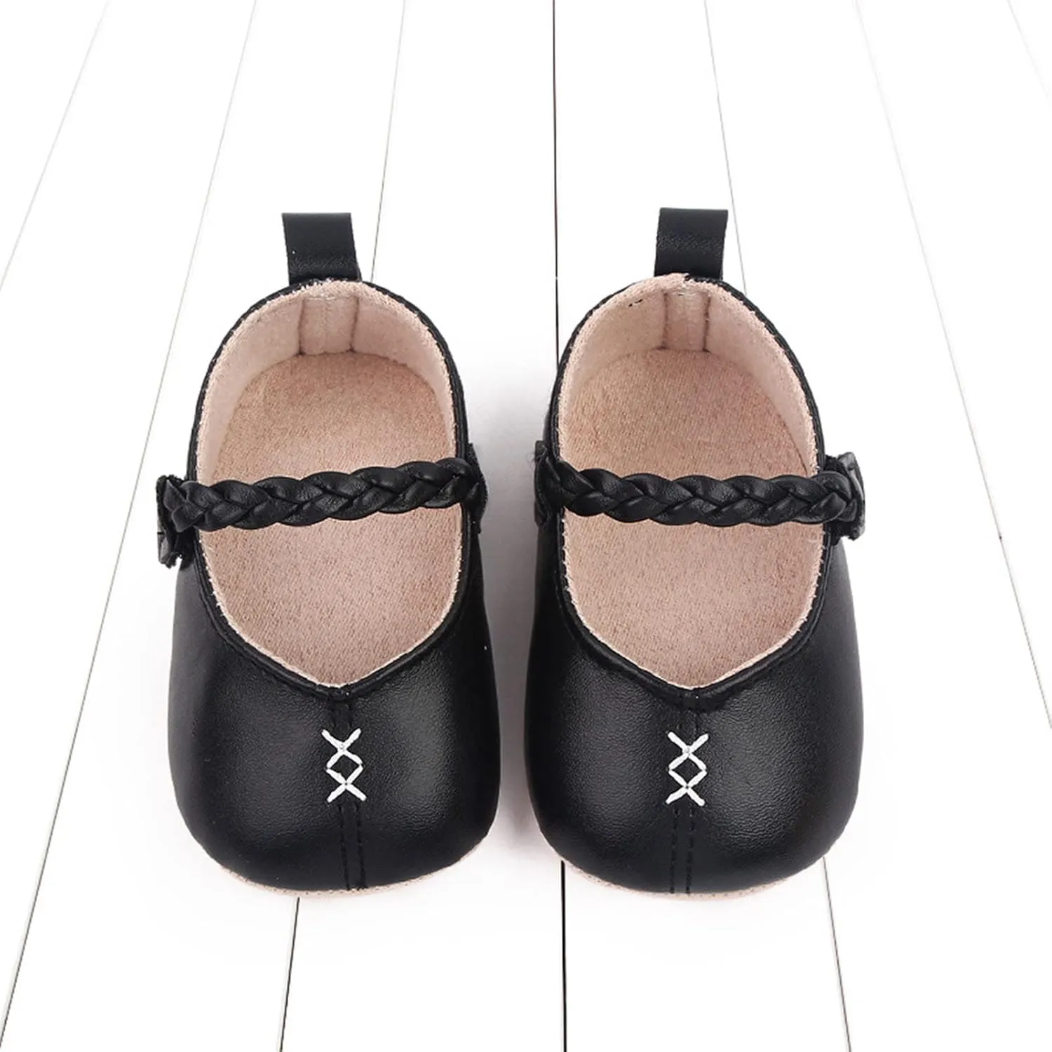 Spring And Summer Children And Infants Toddler Shoes For Girls Flat Sole Light And Comfortable Solid Flower Girl Shoes