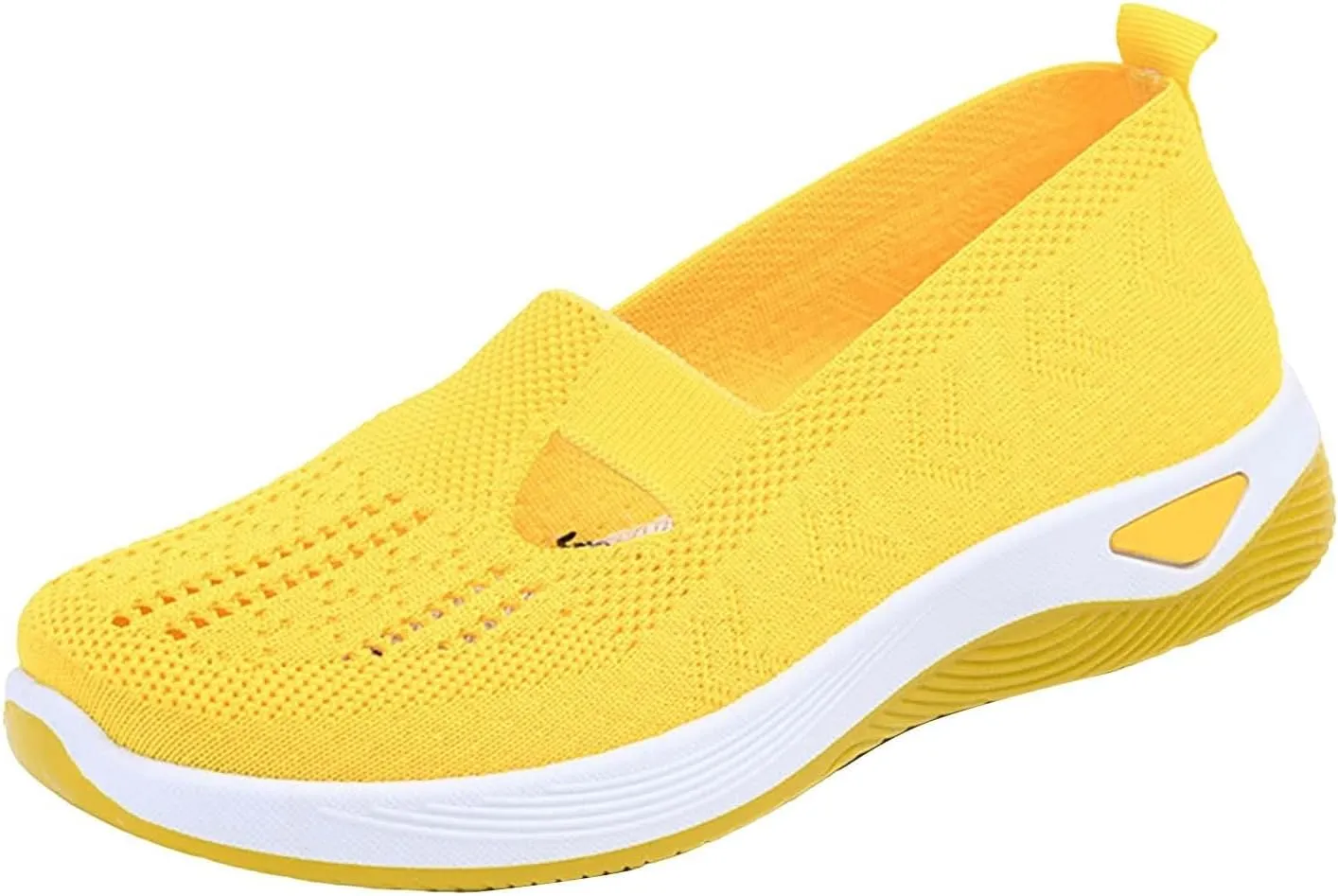 Todays Daily Deals Women's Woven Orthopedic Breathable Soft Shoes Womens Slip On Shoes Casual Fashion Sneakers for Women 2025 White Tennis Shoes Women White Running Shoe Trainers Shoes