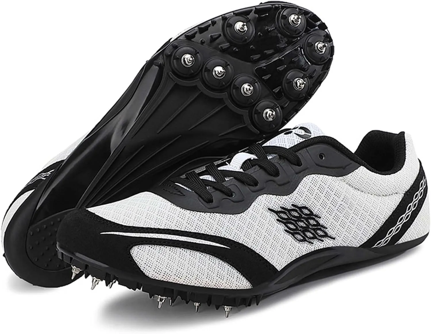 Track and Field Shoes for Mens Women 100-400 Meter Running Shoes Sprint Racing Sport Sneakers Jumping Traning