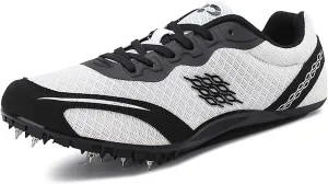 Track and Field Shoes for Mens Women 100-400 Meter Running Shoes Sprint Racing Sport Sneakers Jumping Traning