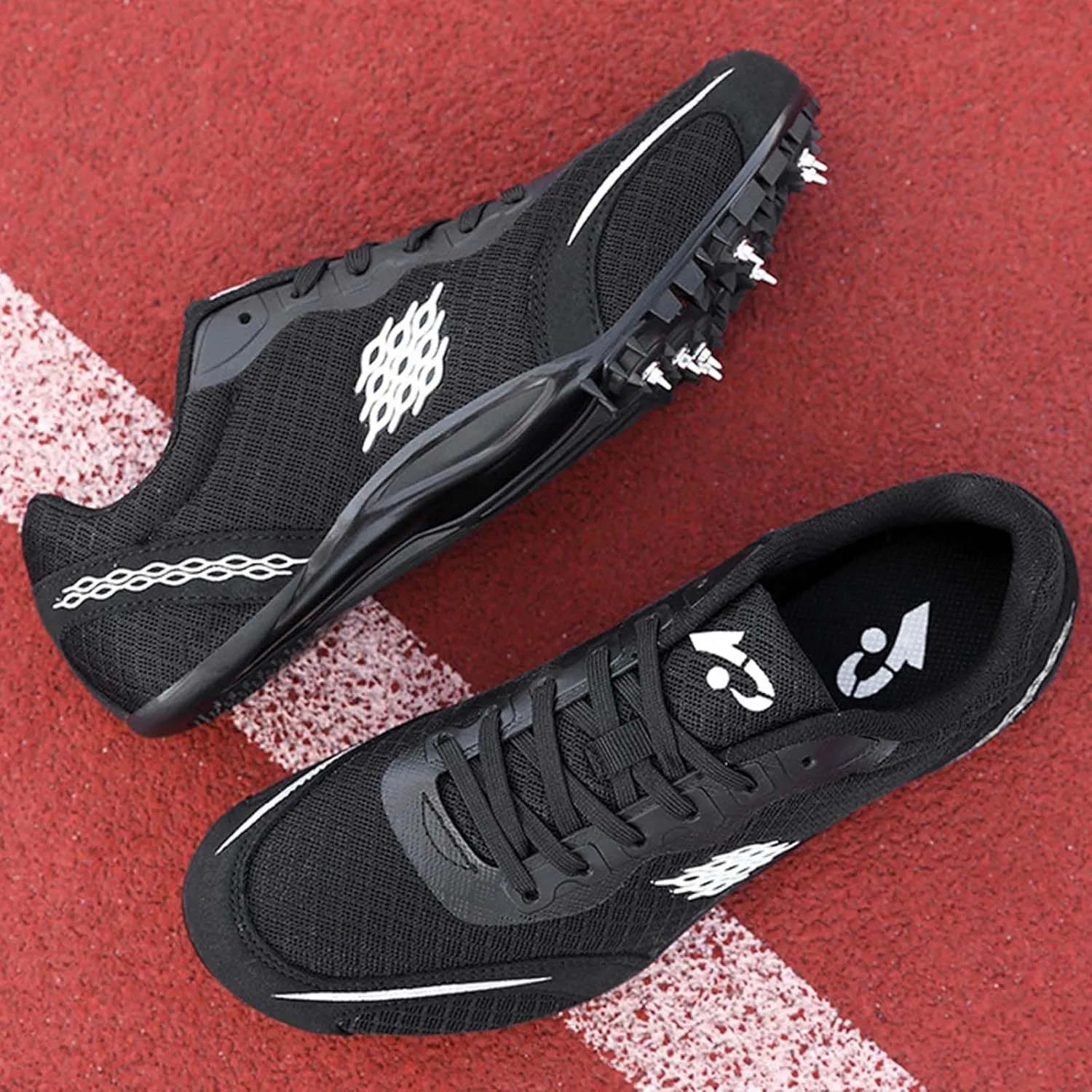 Track and Field Shoes for Mens Women 100-400 Meter Running Shoes Sprint Racing Sport Sneakers Jumping Traning