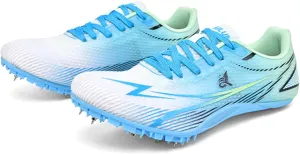 Track and Field Shoes for Women Kids Breathable 8 Spikes Running Racing Sneakers Boys Jumping Lightweight Sprinting Shoes