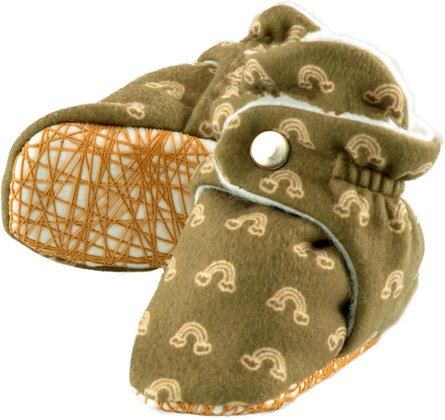 Unisex Cozy Fleece Baby Booties Cotton | Soft Sole and Non Slip