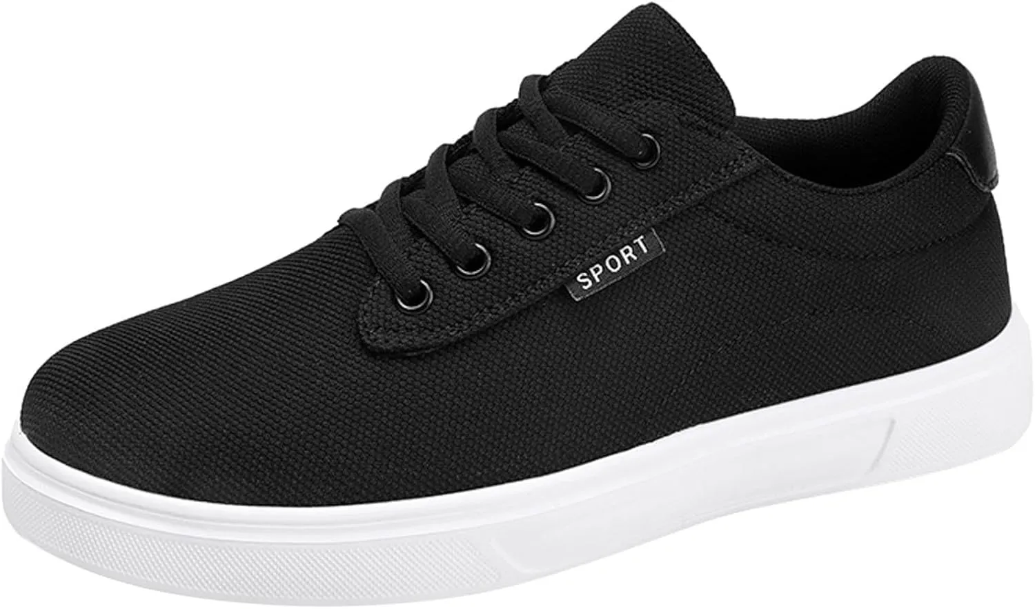 Walking Shoes Tennis Comfortable Men Casual Shoes Fashionable and Simple Solid Color New Pattern Flat Bottomed