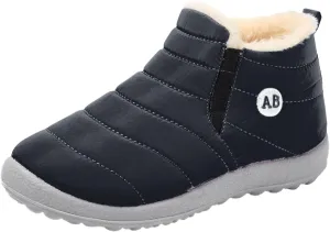 Winter Snow Boots for Kids Winter Shoes Infant Boys Girls Booties Faux Fur Lined Girls Boys Barefoot Boots Shoes