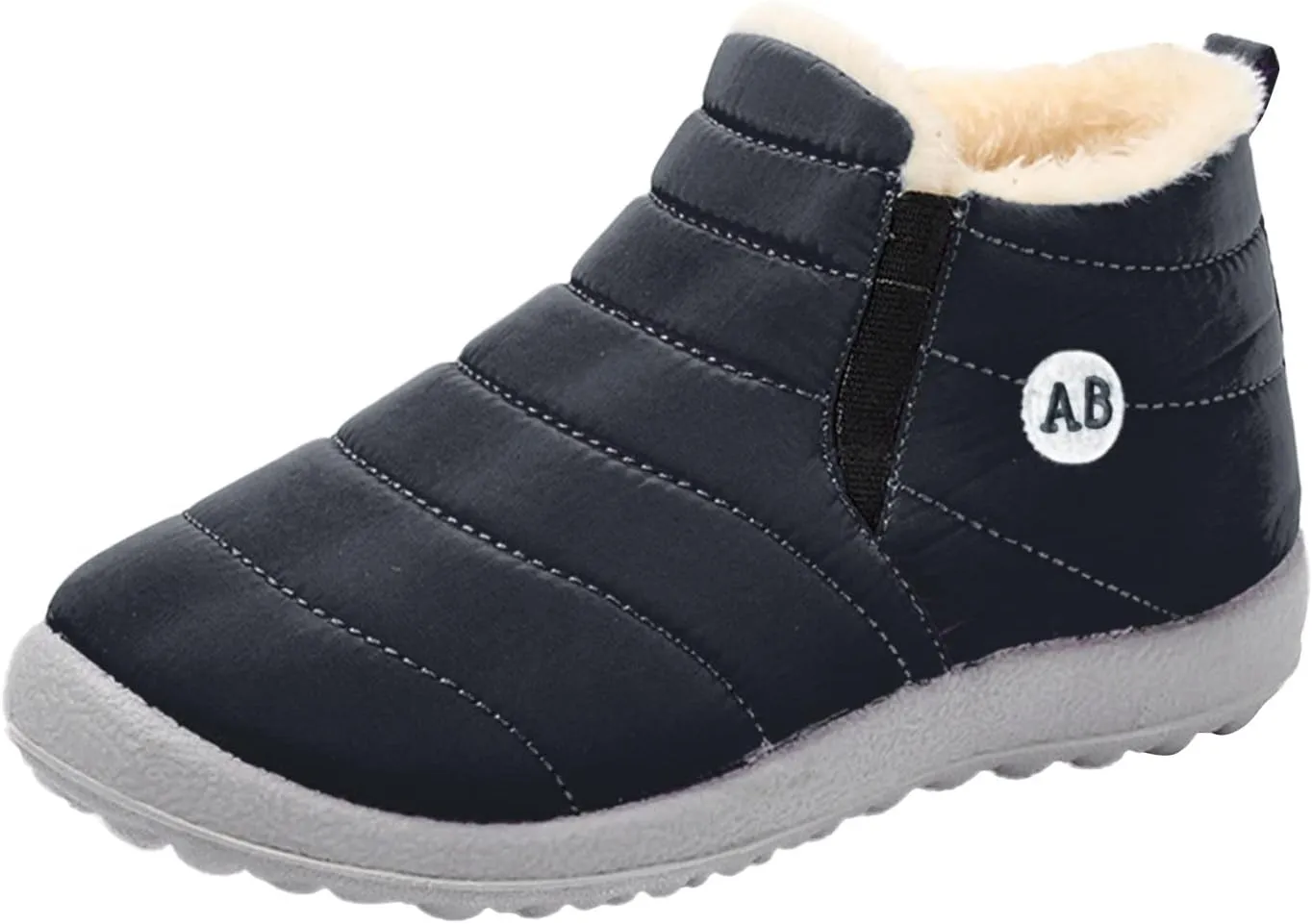Winter Snow Boots for Kids Winter Shoes Infant Boys Girls Booties Faux Fur Lined Girls Boys Barefoot Boots Shoes