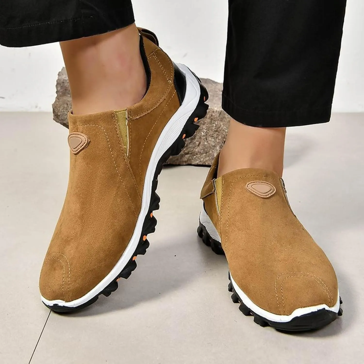 Women Loafers Sport Shoes Running Shoes Breathable Fashion for Student and Teenagers Ladies Slip On Casual Boys