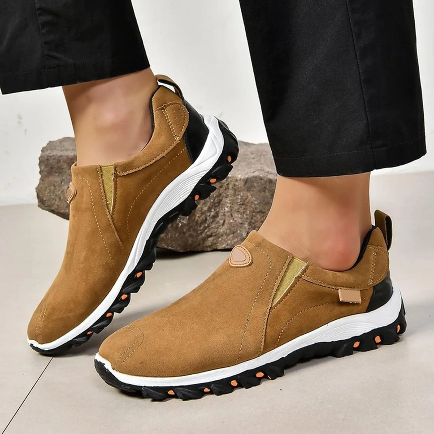 Women Loafers Sport Shoes Running Shoes Breathable Fashion for Student and Teenagers Ladies Slip On Casual Boys
