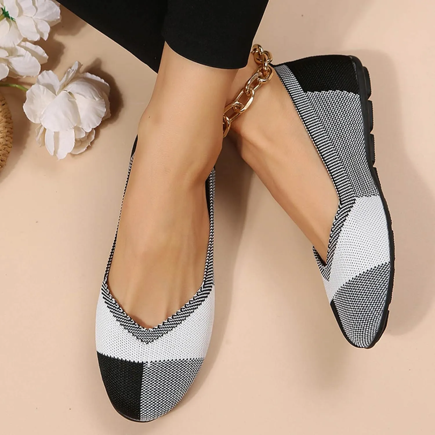 Women's Comfort Walking Boat Shoe Loafers Sneakers for Daily Walking Cute Loafer Slip on Walking Driving Shoes