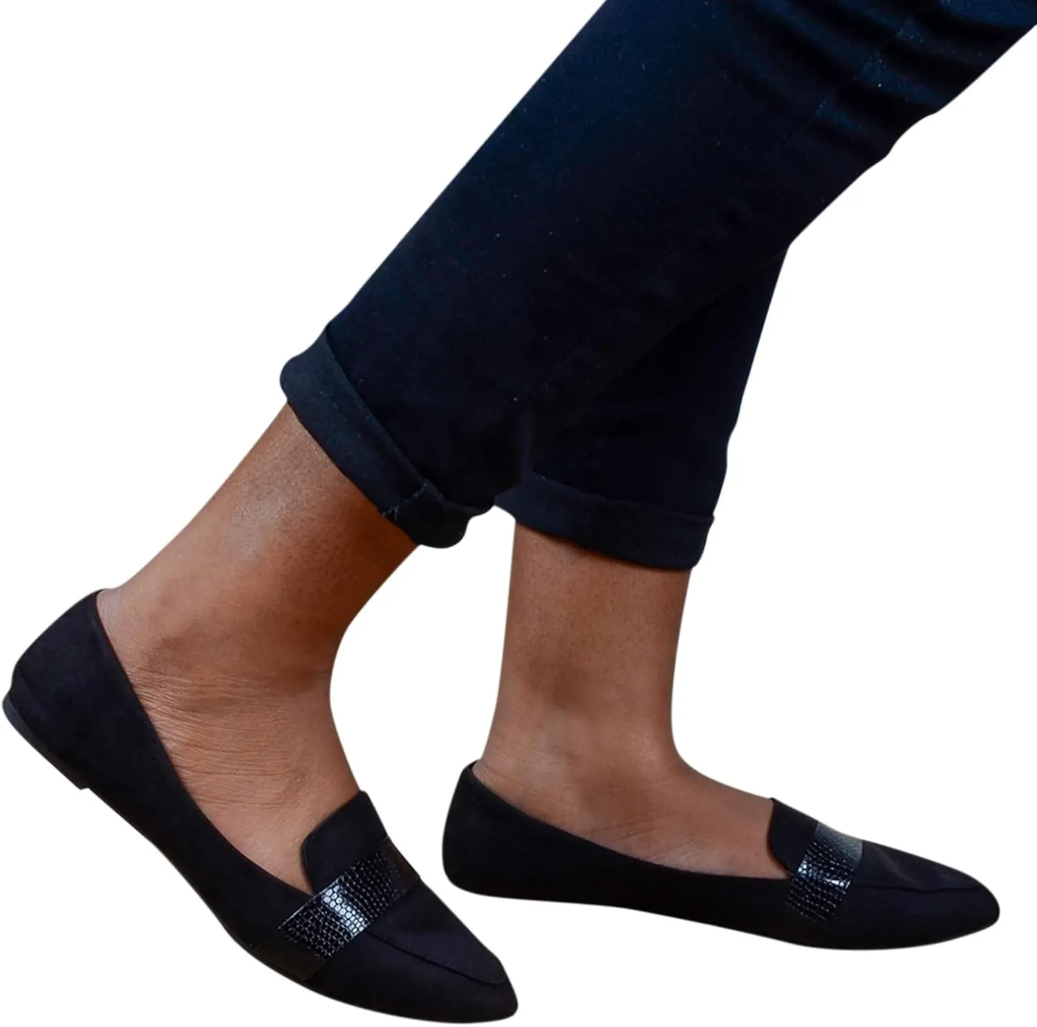 Women's Comfort Walking Boat Shoe Womens Breathable Flats Shoes Cute Loafer Slip on Walking Driving Shoes