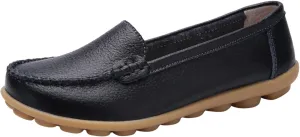 Womens Flats Comfortable Dressy Loafers Lightweight Walking Flat Slip On Work Shoes Round Toe Flats Loafers