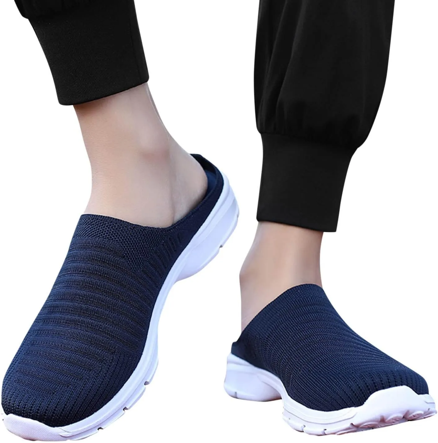 Women's Loafer Flat Walking Sneakers for Women Wide Width Womens Slip On Shoes Round Toe Flats Comfortable Mens Loafers Platform Sneakers for Women