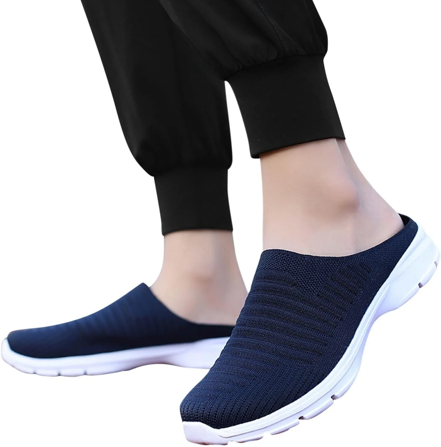 Women's Loafer Flat Walking Sneakers for Women Wide Width Womens Slip On Shoes Round Toe Flats Comfortable Mens Loafers Platform Sneakers for Women
