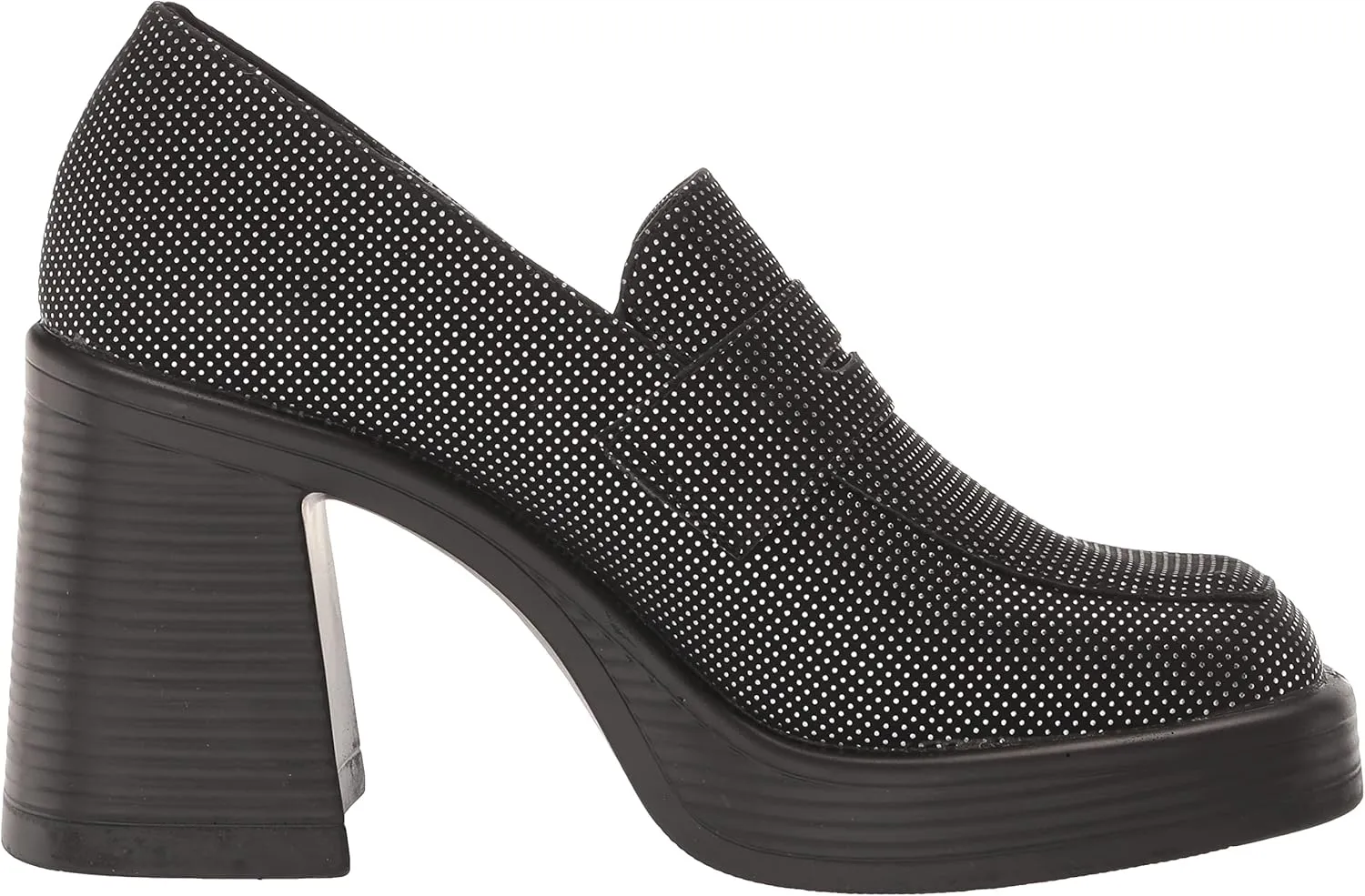 YOKI Women's Print Loafer Pump