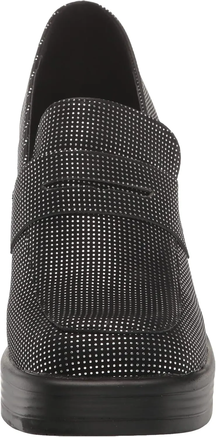 YOKI Women's Print Loafer Pump