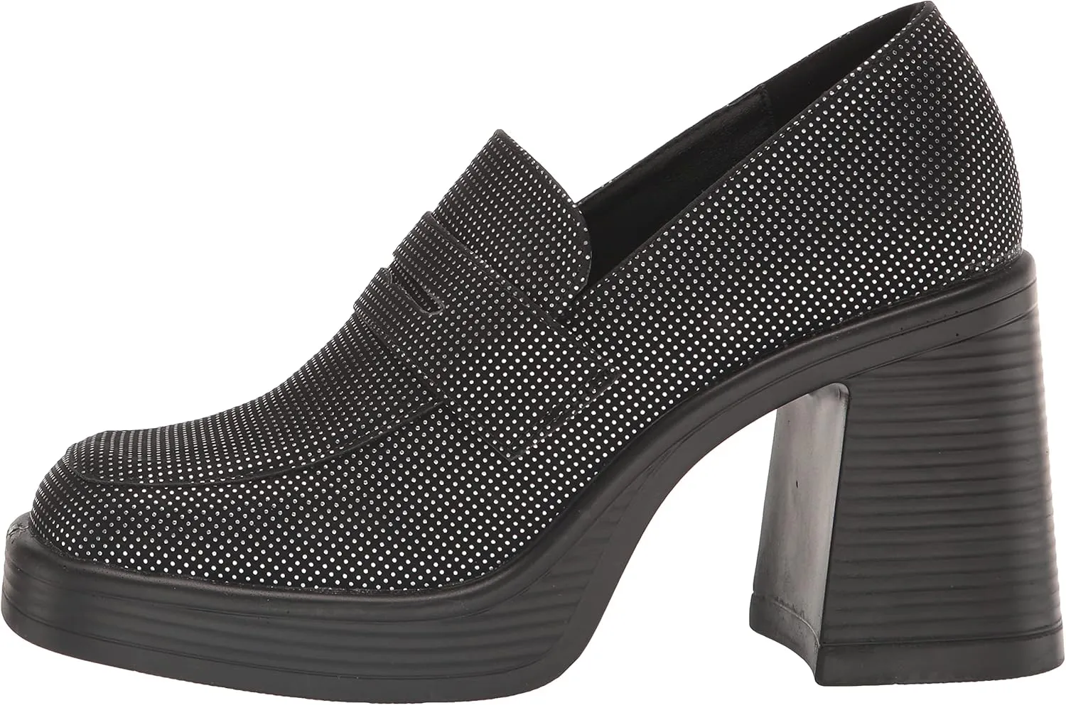 YOKI Women's Print Loafer Pump
